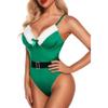QIUXWJSX Christmas Lingerie Lace Bodysuit For Women Teddy Sexy Lingerie Underwear Sleepwear lace/B/M view 2