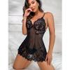 QIUXWJSX Sexy lace nightie for women lace/C/L view 3
