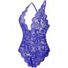 QIUXWJSX Women's Bodysuit Lace Sexy Lingerie Backless Bodysuit Sleepwear Babydoll Lingerie Transparent Sleeveless Bodysuit Nightwear transparent/B/XL view 2