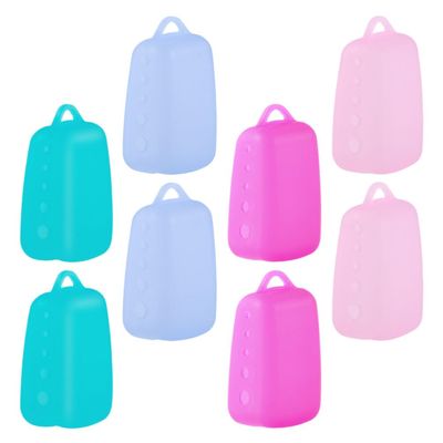 Baluue 8pcs Toothbrush Head Protective Cover Reusable Caps Silicone Material for Travel Use Toothbrush Covers Caps for Daily Hygiene and Storage