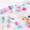 Baluue 8pcs Toothbrush Head Protective Cover Reusable Caps Silicone Material for Travel Use Toothbrush Covers Caps for Daily Hygiene and Storage view 4