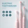 Electric Toothbrush for Adults Kids, USB Rechargeable Soft Toothbrushes with 8 Brush Heads (3 Types), 6 Modes Deep Clean Electric Toothbrush, IPX7 Fully Automatic Travel Toothbrush (Pink) view 4