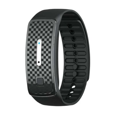 ASIEIT Ultrasonic Mosquitoes Repeller Bracelet 3 Modes Kids Adult Insect Drive Wristband Waterproof Rechargeable for Camping Fishing Outdoor Sports (Blcak)
