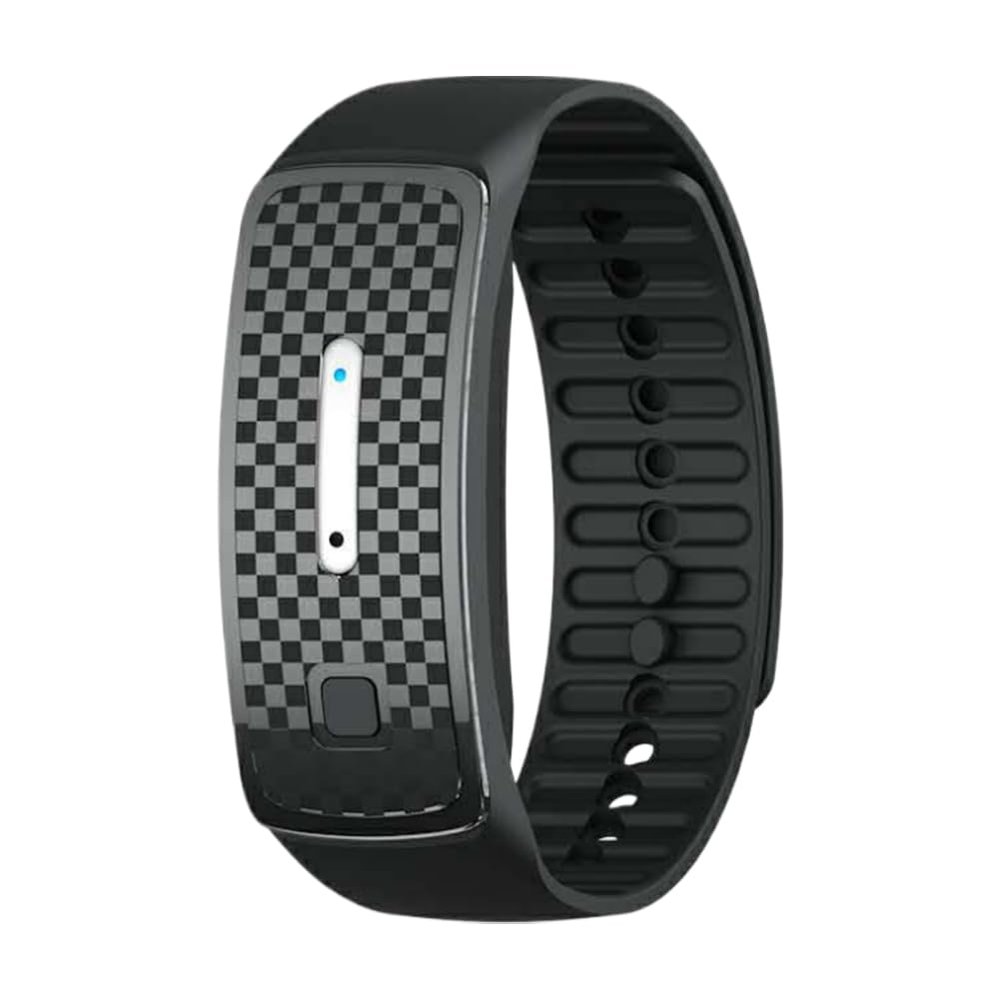 ASIEIT Ultrasonic Mosquitoes Repeller Bracelet 3 Modes Kids Adult Insect Drive Wristband Waterproof Rechargeable for Camping Fishing Outdoor Sports (Blcak)