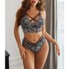 QIUXWJSX Women's Sexy Lingerie Sets Lace Underwear Bra and Panty 2 Pieces Strappy Babydoll transparent/B/XXL view 2
