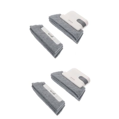 Beaupretty 2pcs Window Groove Cleaner Replacement Brush Multi- Brush for Doors and Tight Spaces and Removable Cleaning Tool for Home Use