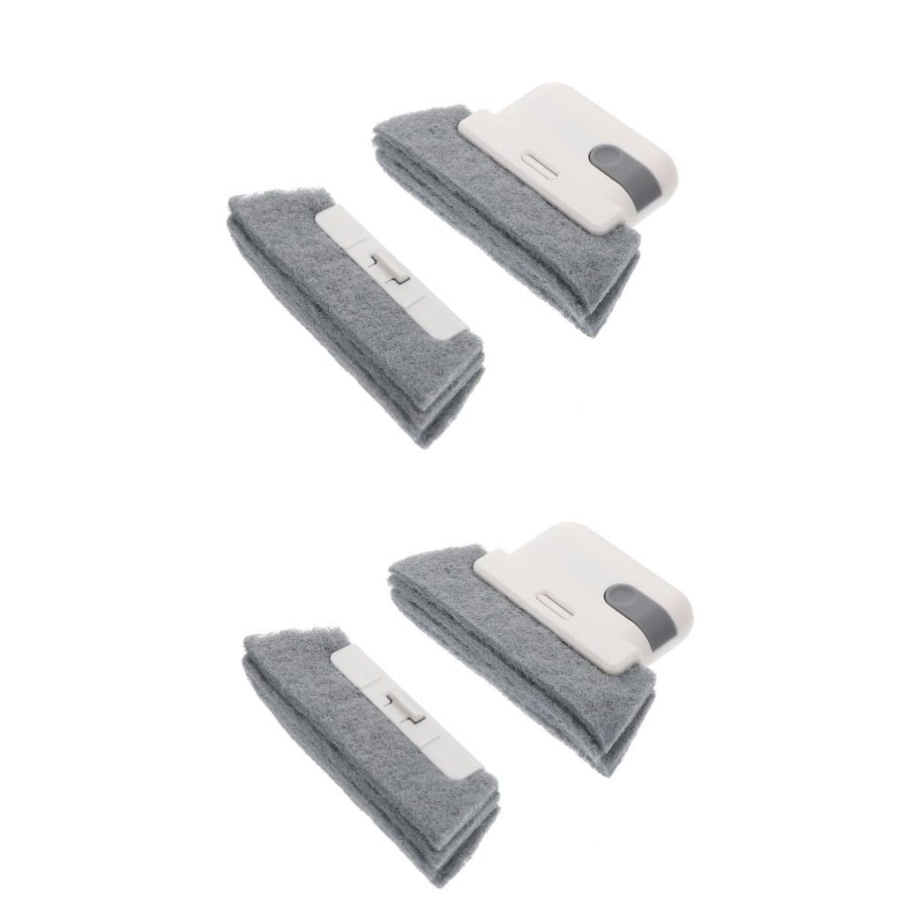 Beaupretty 2pcs Window Groove Cleaner Replacement Brush Multi- Brush for Doors and Tight Spaces and Removable Cleaning Tool for Home Use