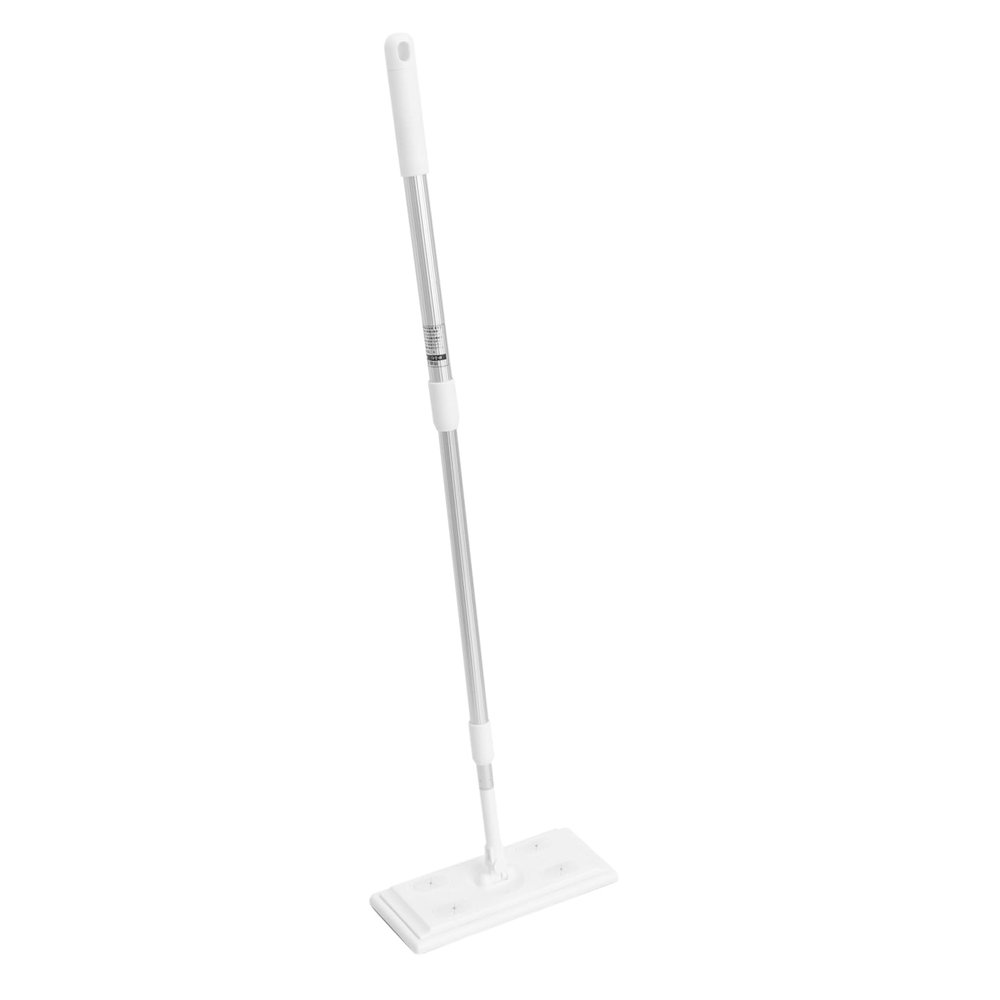 minkissy Section Telescopic Rod Electrostatic Dust Collector Mop for Laminate Floors Home Cleaning Tool Thread Flat Mop Sturdy Aluminum Alloy Rod Rotation