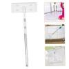minkissy Section Telescopic Rod Electrostatic Dust Collector Mop for Laminate Floors Home Cleaning Tool Thread Flat Mop Sturdy Aluminum Alloy Rod Rotation view 3