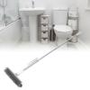 2 in 1 Floor Brush Scrubber, 180 Degree Rotating Floor Scrubbing Brush for Bathroom (White) view 4