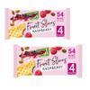 6 Pack Crispy Fruit Slices Bars Bundle | Low-Calorie Snack Bars | Healthy Fruit Snack | 2 x Apple, 2 x Raspberry & 2 x ForestFruit Crispy Snacking Slices view 3