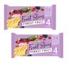 6 Pack Crispy Fruit Slices Bars Bundle | Low-Calorie Snack Bars | Healthy Fruit Snack | 2 x Apple, 2 x Raspberry & 2 x ForestFruit Crispy Snacking Slices view 4