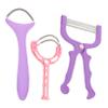 Beatifufu 3pcs Facial Hair Remover Spring Manual Handheld Epilator for Women Face Epilator for Chin Hair Removal Portable for Women view 1
