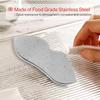 Gua Sha Facial Tools, Stainless Steel Gua Sha Tools with Comb Edges and Surfaces, Metal Gua Sha for Jawline Sculpting and Puffiness Reducing, Gua Sha Scraper for Face, Eyes, Neck and Body (1Pc) view 4