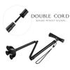 Rotating Quad Cane, Foldable Walking Sticks Lightweight Aluminum Alloy Crutch with Comfortable T-handle Elderly Daily Living Aids Foe Men Woman view 4