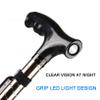 2 Pcs Walking Cane For Women Folding Cane For Men With Led Lights,Lightweight And Adjustable Walking Stick For Seniors,Elderly,Disabled view 3