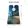 EVANEM Tropical Beach Plant Theme Beard Bib, Men'S Beard Trimmer Catcher, With 3 Suction Cups And 1 Storage Bag, Good Gift For Dad & Husband (73x107cm) view 4
