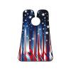 EVANEM American Flag Stars Stripes Beard Bib, Men'S Beard Trimmer Catcher, With 3 Suction Cups And 1 Storage Bag, Good Gift For Dad & Husband (73x107cm) view 1