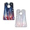 EVANEM American Flag Stars Stripes Beard Bib, Men'S Beard Trimmer Catcher, With 3 Suction Cups And 1 Storage Bag, Good Gift For Dad & Husband (73x107cm) view 3