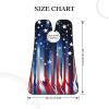 EVANEM American Flag Stars Stripes Beard Bib, Men'S Beard Trimmer Catcher, With 3 Suction Cups And 1 Storage Bag, Good Gift For Dad & Husband (73x107cm) view 4