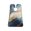 EVANEM Marble Navy Blue Mixed Beard Bib, Men'S Beard Trimmer Catcher, With 3 Suction Cups And 1 Storage Bag, Good Gift For Dad & Husband (73x107cm) view 1
