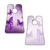 EVANEM Purple Butterflies Beard Bib, Men'S Beard Trimmer Catcher, With 3 Suction Cups And 1 Storage Bag, Good Gift For Dad & Husband (73x107cm) view 3