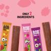 Bob Snail Fruit Leather Stripes  Mix Flavors Raspberry, Blackcurrant, Mango  Sugar Free, Vegan, Natural Healthy Fruit Snacks for Adults and Kids, Bulk Candy Family Box, 42 Bars (Pack of 7, 588g) view 3