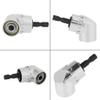 Extensi Drill 1/4in 105 Degree Angle Hex Extension Drill Bit Adjustable Screwdriver Socket Holder Adapter view 3