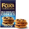 Fox's Fabulous cookie 180g, Three mix luxury varities of Milk, Triple & White chocolate Biscuits for special Occasions, Supreme gift to share with friends and family Snack Value Pack (12, Milk) view 2