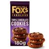 Fox's Fabulous cookie 180g, Three mix luxury varities of Milk, Triple & White chocolate Biscuits for special Occasions, Supreme gift to share with friends and family Snack Value Pack (2, Triple) view 2