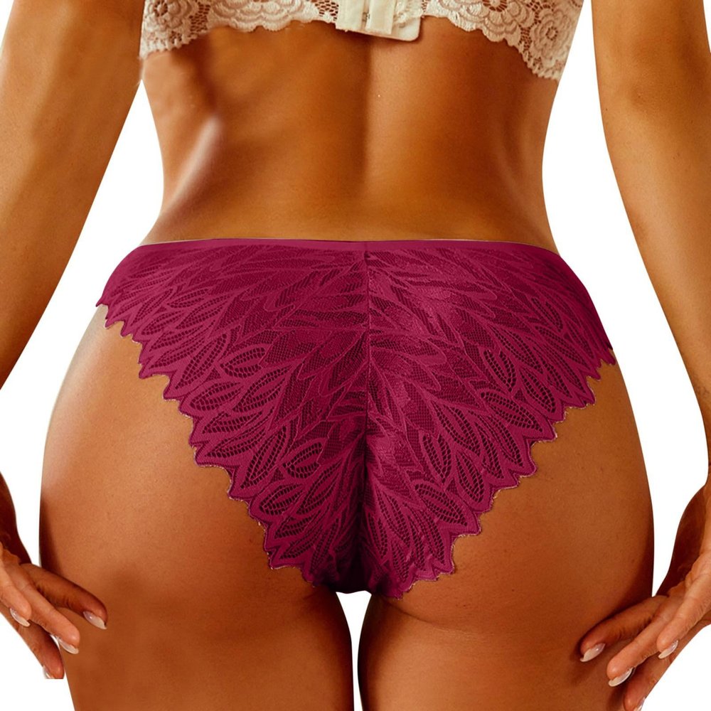 WILLBEST lace panties for women thongs tummy control knickers strap ladies black knickers night dresses sexy dress up for the bedroom high leg v-neck french nightdresses black suspenders and