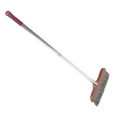 minkissy Long Handle Brush Broom for Carpet Cleaning Soft Bristle Indoor Outdoor Hair Removal Dust Broom for Kitchen