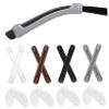 Angoily 72pairs D-shaped Silicone Sunglasses Nose Pads Temple Holders Eyeglasses Nose Cushions for Comfortable Wear during Activities Lightweight and Adhesive Design view 2