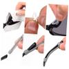 Angoily 72pairs D-shaped Silicone Sunglasses Nose Pads Temple Holders Eyeglasses Nose Cushions for Comfortable Wear during Activities Lightweight and Adhesive Design view 3
