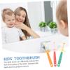 KOMBIUDA 3pcs Boy Girl Rotatable Toothbrushes Wiggle Boy Girl Brush Oral Cleaning Tool view 2