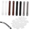 Angoily 48pairs Sunglasses over Glasses Nose Pads D-shaped Silicone Eyeglass Nose Pads Adhesive for Spectacle view 4