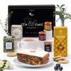 Hattie's Gifts Afternoon Tea Hamper for 2 Cake Gift Set English Tea, Iced Fruit Cake, Shortbread & Jams, Food Gift Box for Men & Women view 1