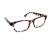 1 Pair Reading Glasses Unisex Men & Women Lightweight Clear Transparent Lenses Designer Style Frames Spring Hinges for Near Vision & Reading Spectacles Fashionable Casual (Brown Print, 3.50, x) view 2