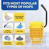 PLASTIC PRINCE Mop Wringer Only Side Press Wringer Replacement for Commercial Mop Bucket on Wheels - 26-Quart or 35 Quart, Yellow view 4