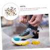 minkissy 150pcs Metal Shoelace Tips Diy Shoelaces Heads Smooth Metal Ends Hat Rope Tips Lightweight Compact view 3