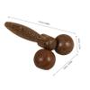 FRCOLOR 2pcs Wooden Face Massager Face Massage Tool Beauty Massager for Firming Skin Lifting Tool for Home Spa and Self-care Routine view 2