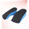 Beaupretty 3pairs Pu Insoles for Height Increasing Comfortable Half Shoe Pads Shoe Lift for Taller Look Heel Raisers for Everyday Use Heightening Insoles view 3