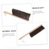 minkissy Indoor Cleaning Brush Duster for Sofa and Quilt Soft Bristle Brush Wooden Handle for Hotel Use view 4