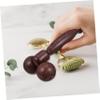 FRCOLOR 2pcs Wooden Beauty Massager Face Tool Wenge Tightening Easy Handle Use view 2