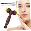 FRCOLOR 2pcs Wooden Beauty Massager Face Tool Wenge Tightening Easy Handle Use view 3