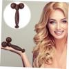 FRCOLOR 2pcs Wooden Beauty Massager Face Tool Wenge Tightening Easy Handle Use view 4