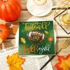 JarThenaAMCS 50pcs Green Football Leaves Disposable Napkins for Party Decor, Thick Paper, Absorbent, 6.5x6.5 inch view 4