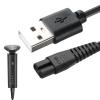 Charger Cable for Xiaomi Shaver Replacement Charging Cable Shaver Beard Trimmer Electric Razor USB Charging Power Cord Charger Adapter Compatible with Mijia MJTXD01SKS Shaver view 1