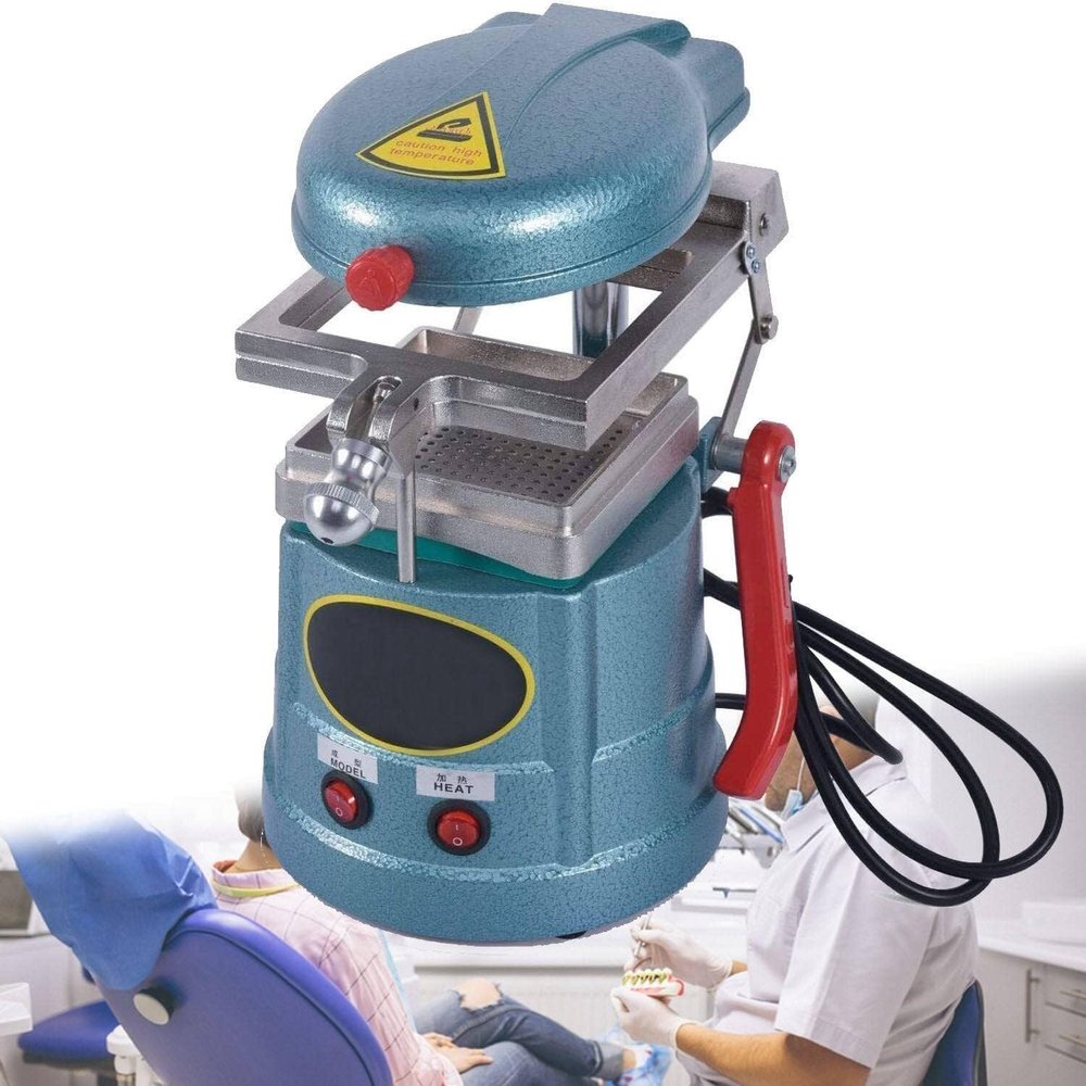 XINGLUOY Vacuum Former Laminating Machine Dental 1000W Lab Vacuum Forming Molding Machine, Lab Heat Molding Equipment, Lab Vacuum Former