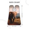 EVANEM Walking Elephant Beard Bib, Men'S Beard Trimmer Catcher, With 3 Suction Cups And 1 Storage Bag, Good Gift For Dad & Husband (73x107cm) view 4